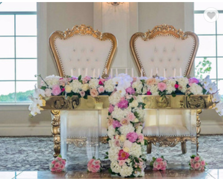 Стулья трона роскошной мебели свадьбы задней части максимума арендные декоративные/королевская принцесса Стул
