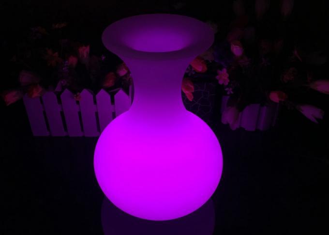 Перезаряжаемые цветочные горшки СИД вазы освещения для обслуживания, изменения 16 цветов