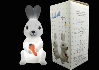 Китай Дизайн батареи света ночи СИД кролика зайчика использующий энергию милый для детей играет поставщик