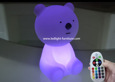 Китай Бесшнуровые привлекательные настольные лампы света ночи медведя зарева СИД/света ночи детей поставщик