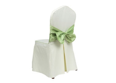Китай Найма мебели свадьбы скатерти оформления прием орденской ленты крышки стула красивого белый поставщик