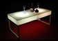 Водоустойчивая таблица 120*60км коктейля СИД дистанционного управления для мебели гостиной поставщик