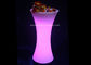 Таблица Посеур освещает вверх цвета пластикового материала ПЭ цветочных горшков Мулти для охлаждать вина поставщик
