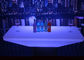 Ночь кальяна полиэтилена освещает вверх таблицу клуба мебели с красочным светом СИД поставщик