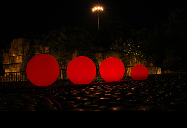 света шарика СИД 80км делают водостойким, света шарика бассейна пластикового парка ПЭ плавая 