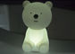 Бесшнуровые привлекательные настольные лампы света ночи медведя зарева СИД/света ночи детей поставщик