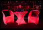 Мебель бассейна ПЭ на открытом воздухе с цветами СИД подгонянными освещением поставщик