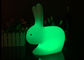 Свет ночи СИД милого зайчика форменный, белое изменение цветов лампы 16 кролика поставщик